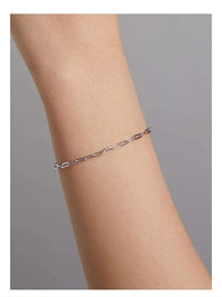 18k gold plated Aire chain bracelet in minimalist cable design