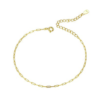 Aire chain bracelet 18K gold plated sterling silver minimalist jewelry
