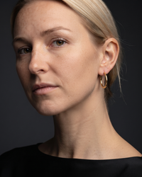 Halo hoop earrings stainless steel gold and silver finishes in multiple sizes with hinged closure for everyday wear