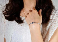 925 sterling silver silken chain bracelet with smooth snake bone links