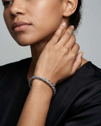 18k gold plated thick braided rope open cuff bangle